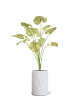 Bouquet di Brunnera artificiel 55cm verde-marrone
