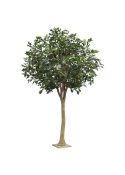 Albero artificiale di quercia Deluxe XXL 375 cm su tronco