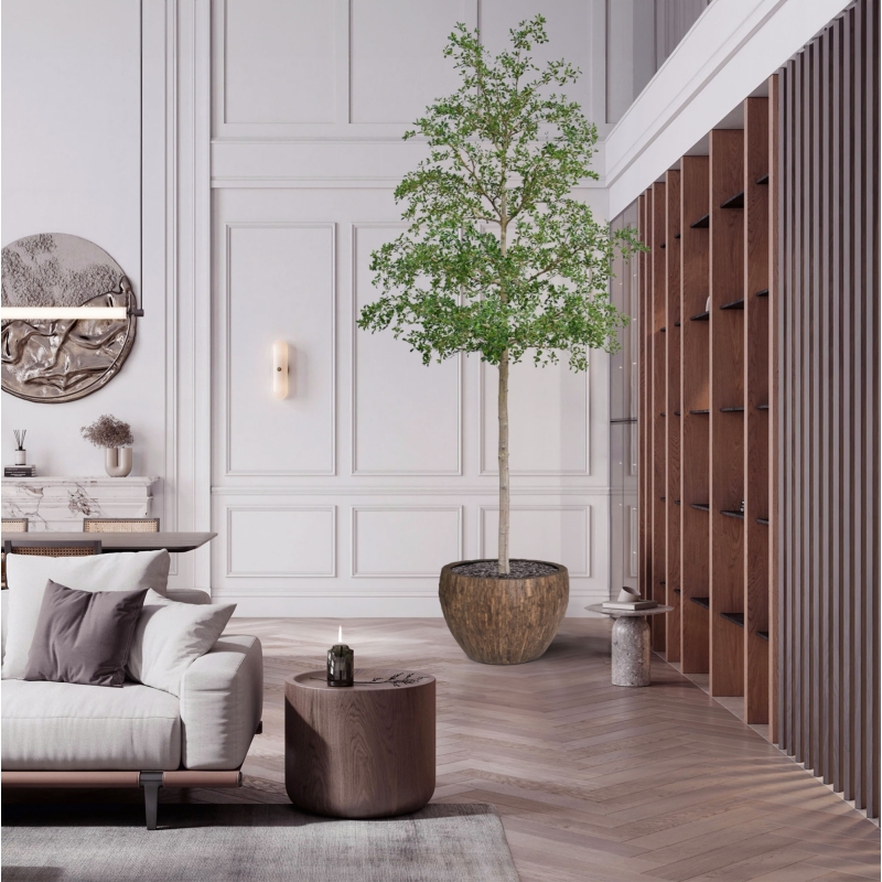 Albero artificiale Bucida Shady Lady verde 400 cm