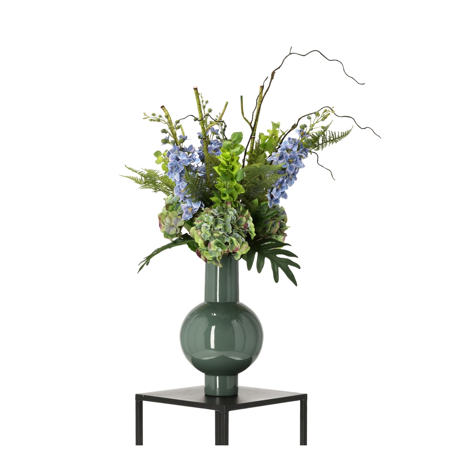 Bouquet artificiale legato a mano Yara Portland – Blu
