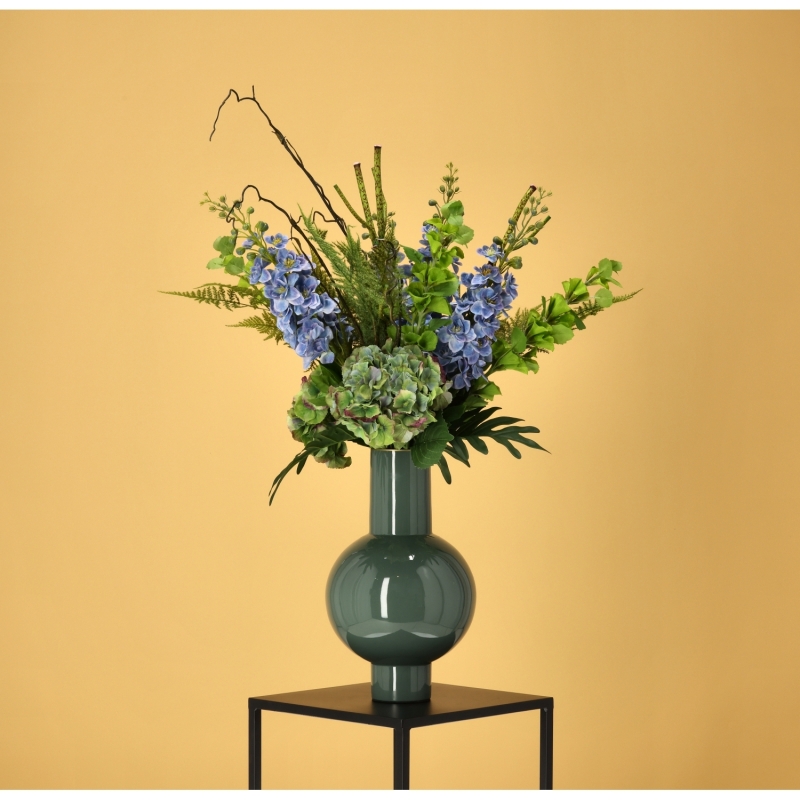 Bouquet artificiale legato a mano Yara Portland – Blu