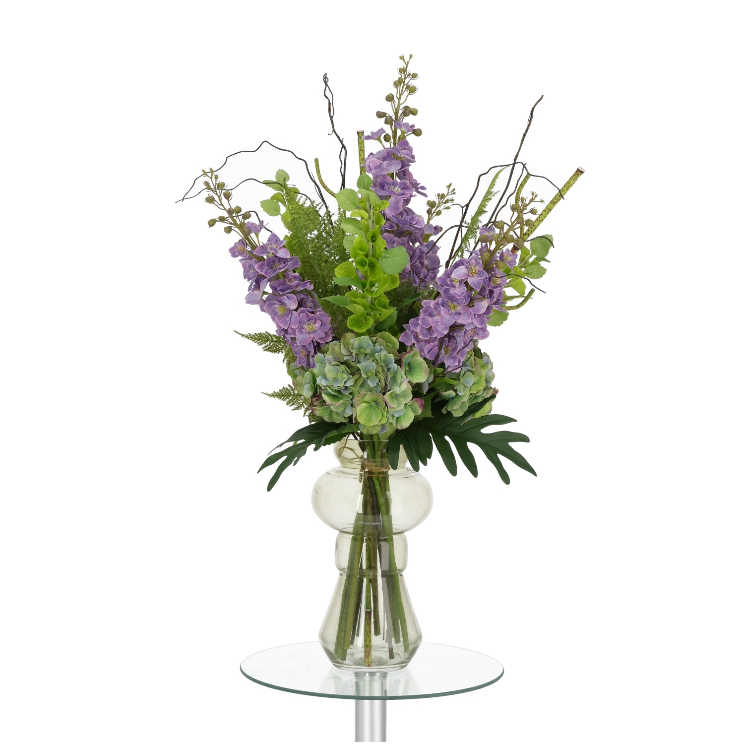 Bouquet artificiale legato a mano Yara Portland – Viola 90cm