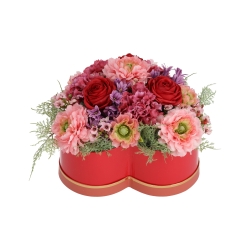 Scatola Regalo Cuore di Fiori Veronique Lissabon