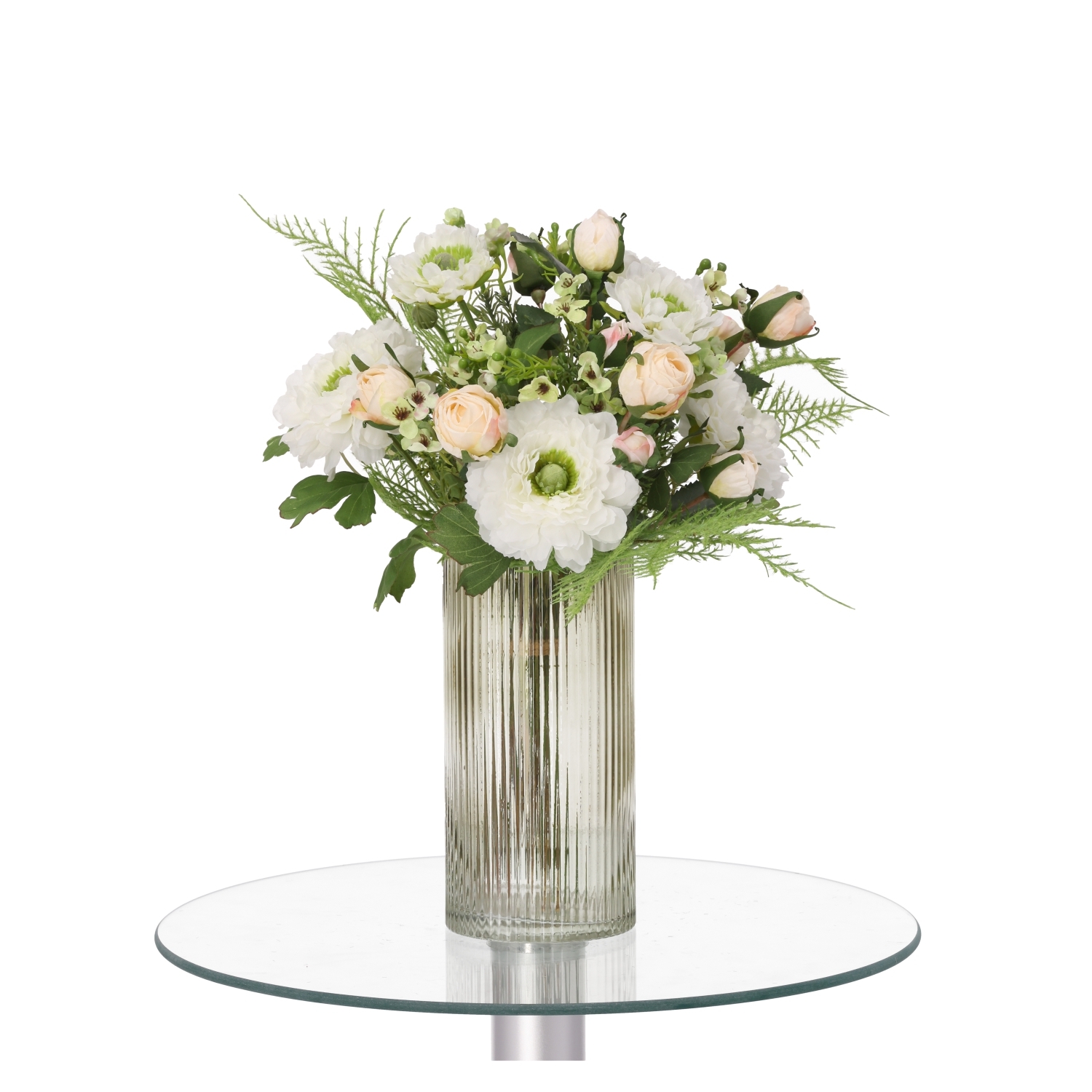 Bouquet d'arte Frieda Bern 35cm Bianco