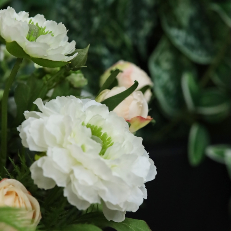 Bouquet d'arte Frieda Bern 35cm Bianco