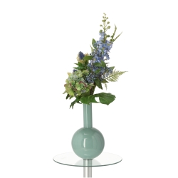 Bouquet artificiale legato a mano Viola Stoccolma - Blu