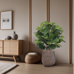 Pianta artificiale Lyrata deluxe 95 cm