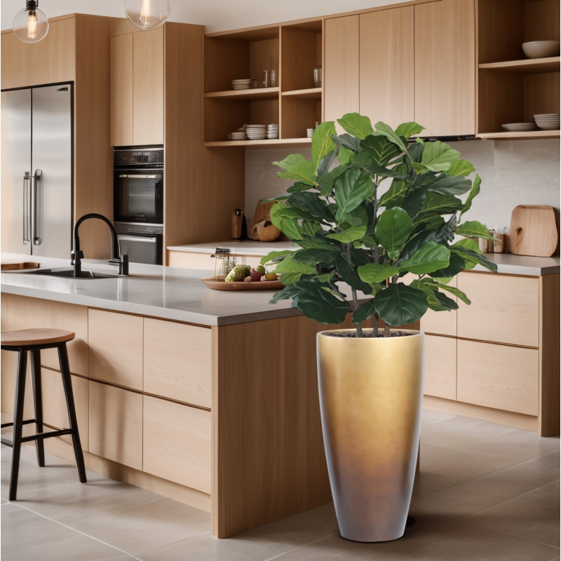 Pianta artificiale Lyrata deluxe 95 cm