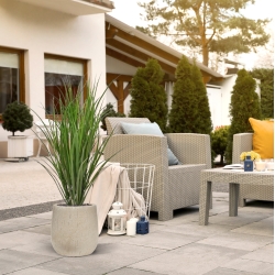 Pianta di canna artificiale deluxe 100 cm - verde - resistente ai raggi UV
