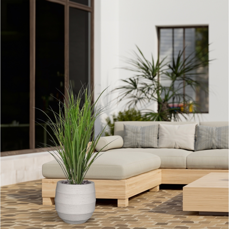 Pianta di canna artificiale deluxe 100 cm - verde - resistente ai raggi UV
