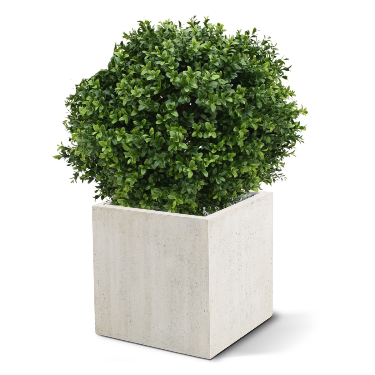 Pianta artificiale di bosso bulbo deluxe 50 cm - resistente ai raggi UV