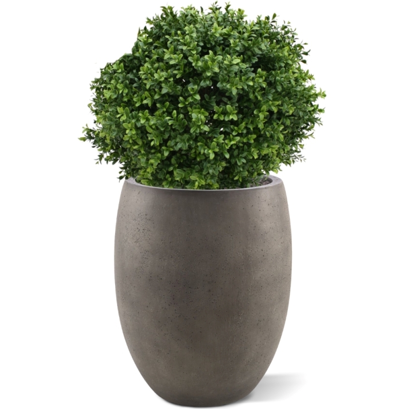 Pianta artificiale di bosso bulbo deluxe 50 cm - resistente ai raggi UV