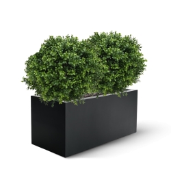 Pianta artificiale di bosso bulbo deluxe 50 cm - resistente ai raggi UV