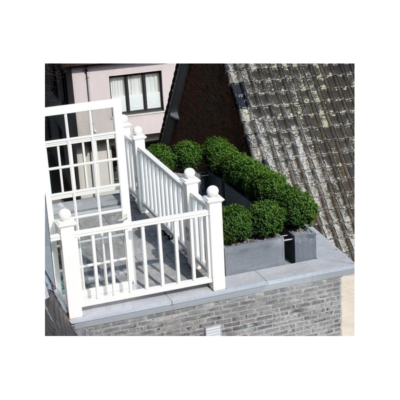 Pianta artificiale di bosso bulbo deluxe 50 cm - resistente ai raggi UV