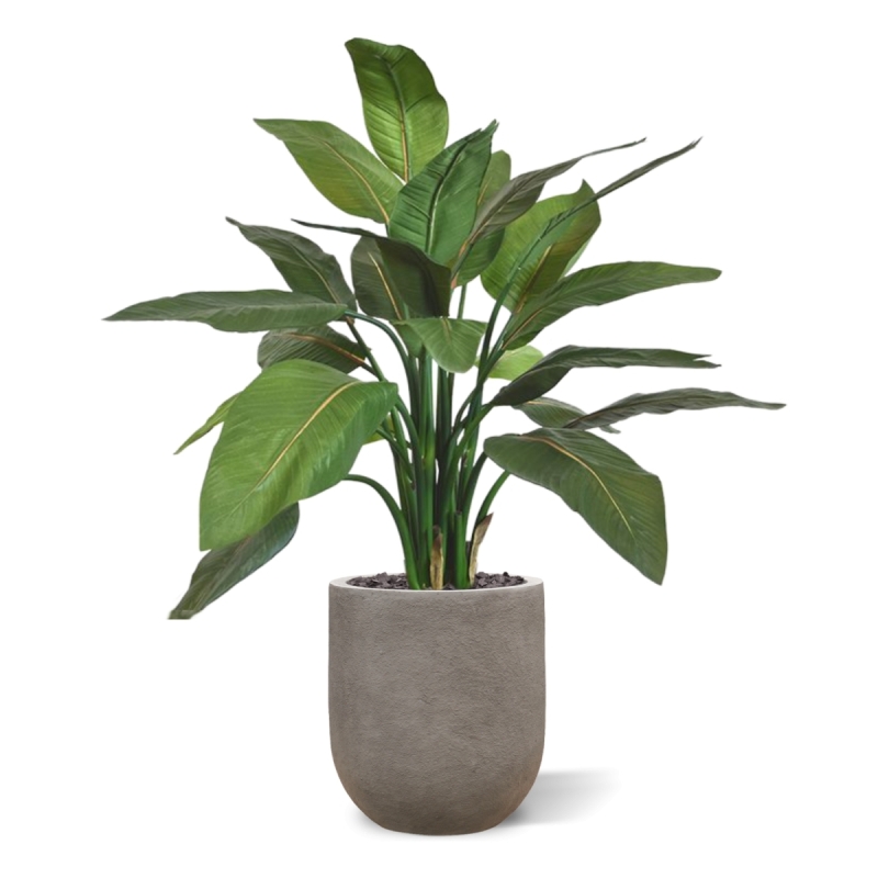 Pianta artificiale Strelitzia 95cm - verde