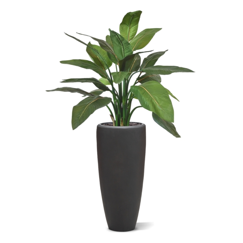 Pianta artificiale Strelitzia 95cm - verde