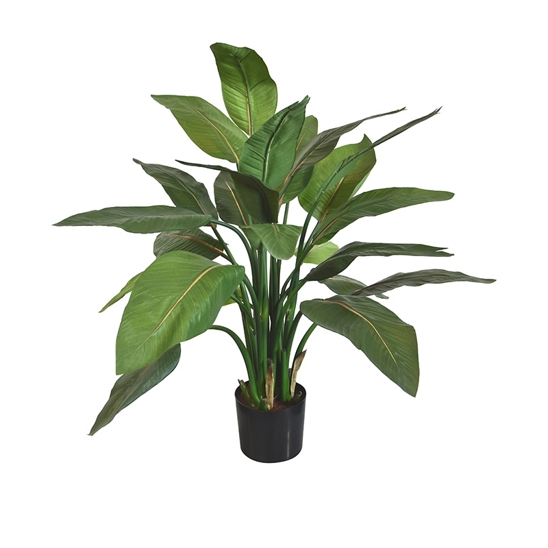 Pianta artificiale Strelitzia 95cm - verde