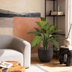 Pianta artificiale Strelitzia 95cm - verde