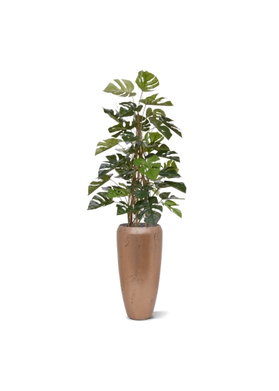 Monstera artificiale Deluxe pianta rampicante 120cm