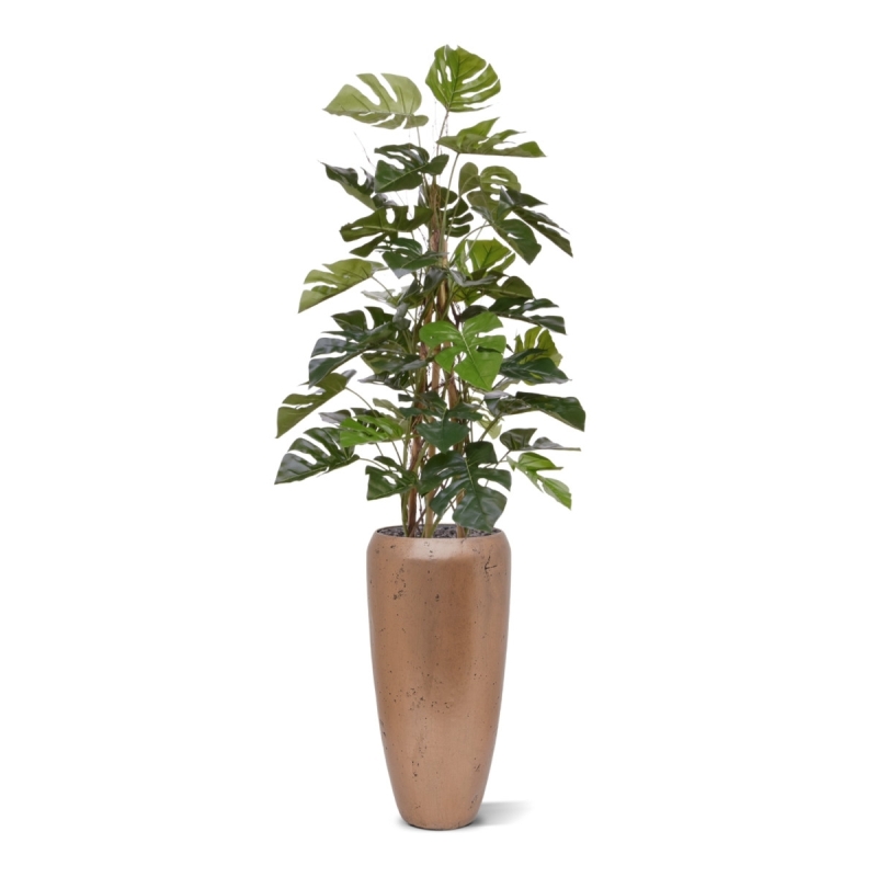 Monstera artificiale Deluxe pianta rampicante 120cm