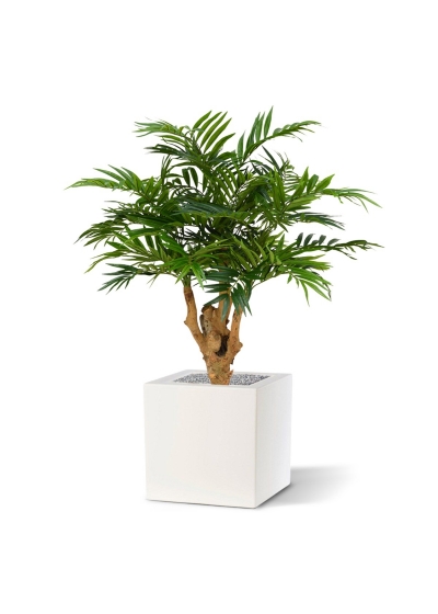 Palma artificiale da salotto su base 95 cm