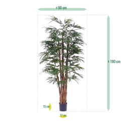 Palma artificiale Raphis 190 cm