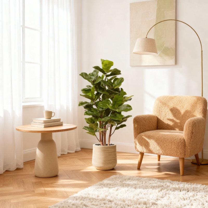 Pianta artificiale Royal Lyrata 105 cm