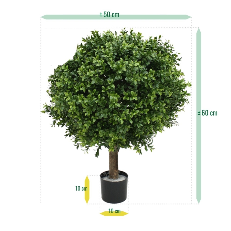 Bosso bulbo deluxe pianta artificiale 50 cm