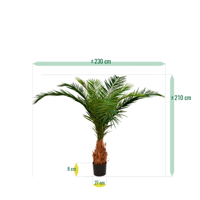 Canarie Phoenix palma artificiale deluxe 210 cm