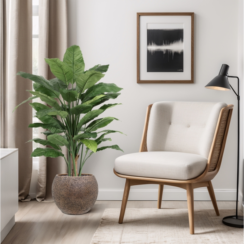 Pianta Spathiphyllum Deluxe Artificiale 130cm
