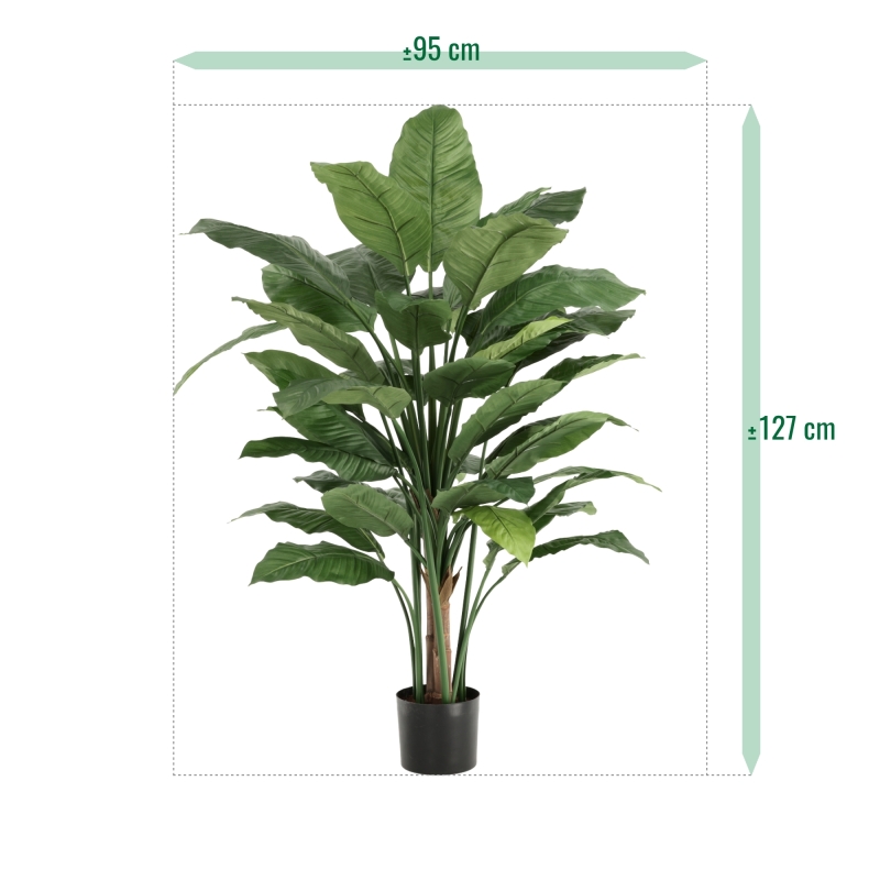 Pianta Spathiphyllum Deluxe Artificiale 130cm