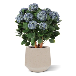 Ortensia Artificiale UV Deluxe 80cm Blu