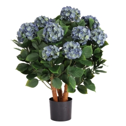 Ortensia Artificiale UV Deluxe 80cm Blu