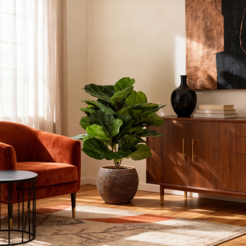 Lyrata Artificiale 90cm in vaso