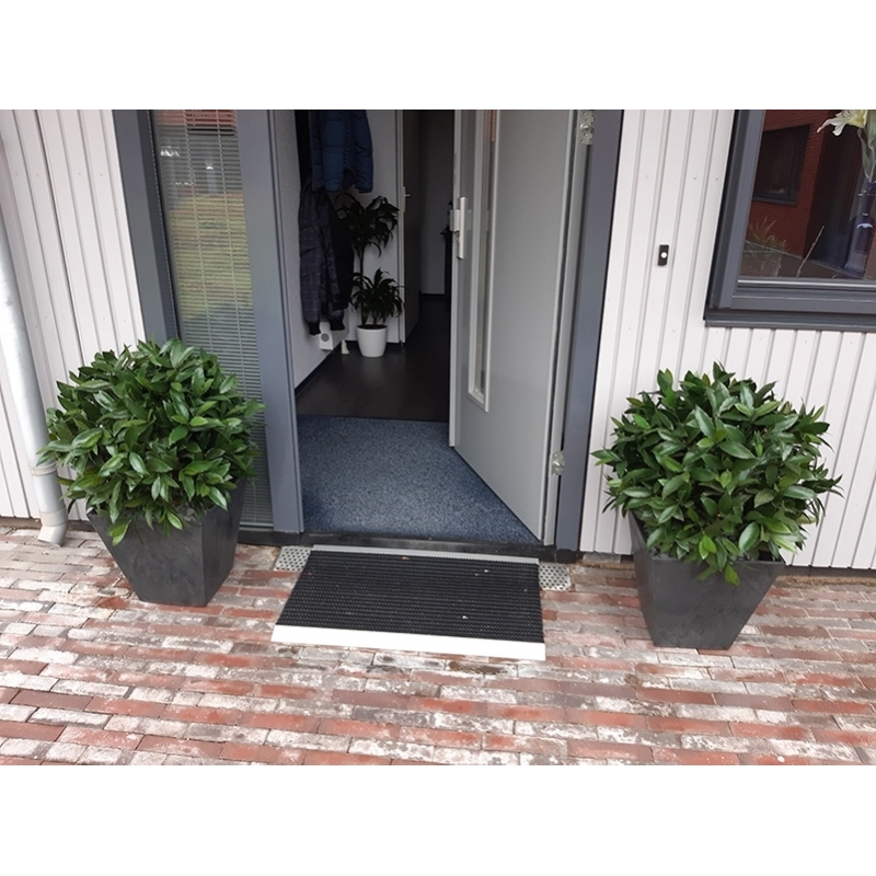 Pianta artificiale di alloro a bulbo 55 cm - resistente ai raggi UV