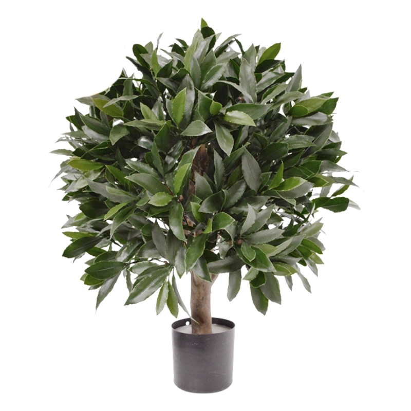 Pianta artificiale di alloro a bulbo 55 cm - resistente ai raggi UV