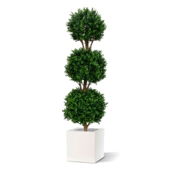 Bosso bulbo deluxe x3 pianta artificiale 175cm - resistente ai raggi UV