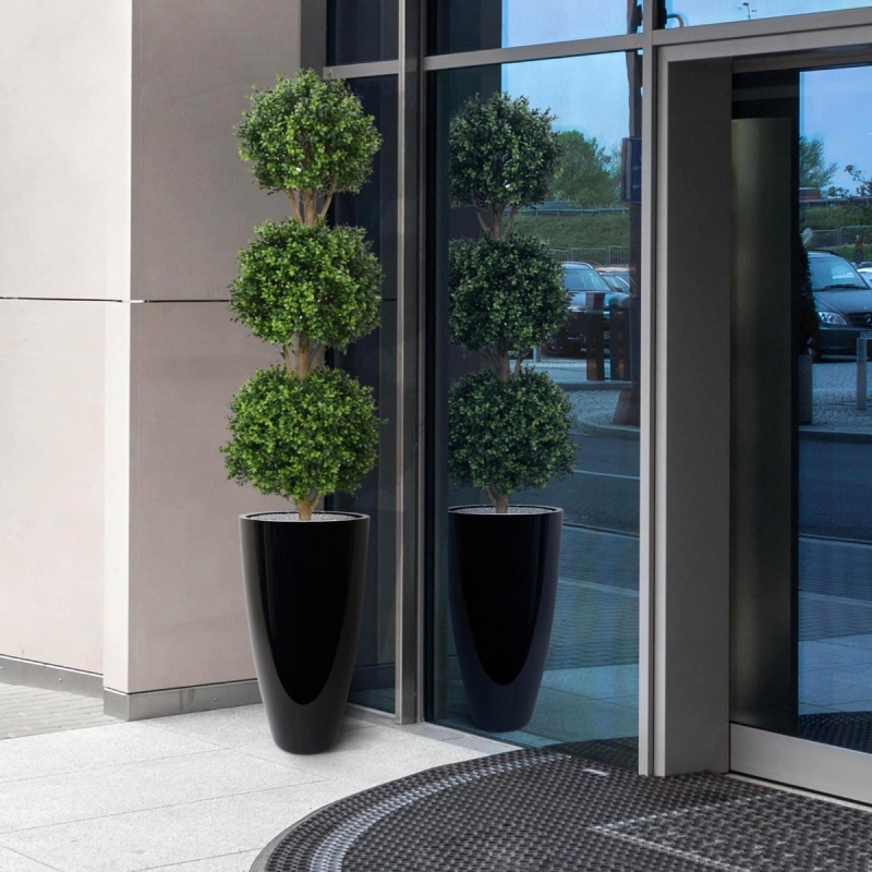 Bosso bulbo deluxe x3 pianta artificiale 175cm - resistente ai raggi UV
