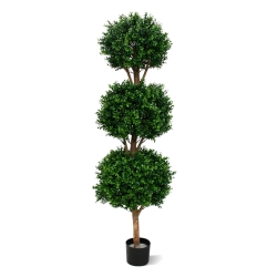 Bosso bulbo deluxe x3 pianta artificiale 175cm - resistente ai raggi UV