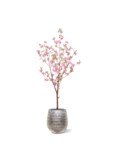 Albero in Fiore Artificiale 150cm N Rosa