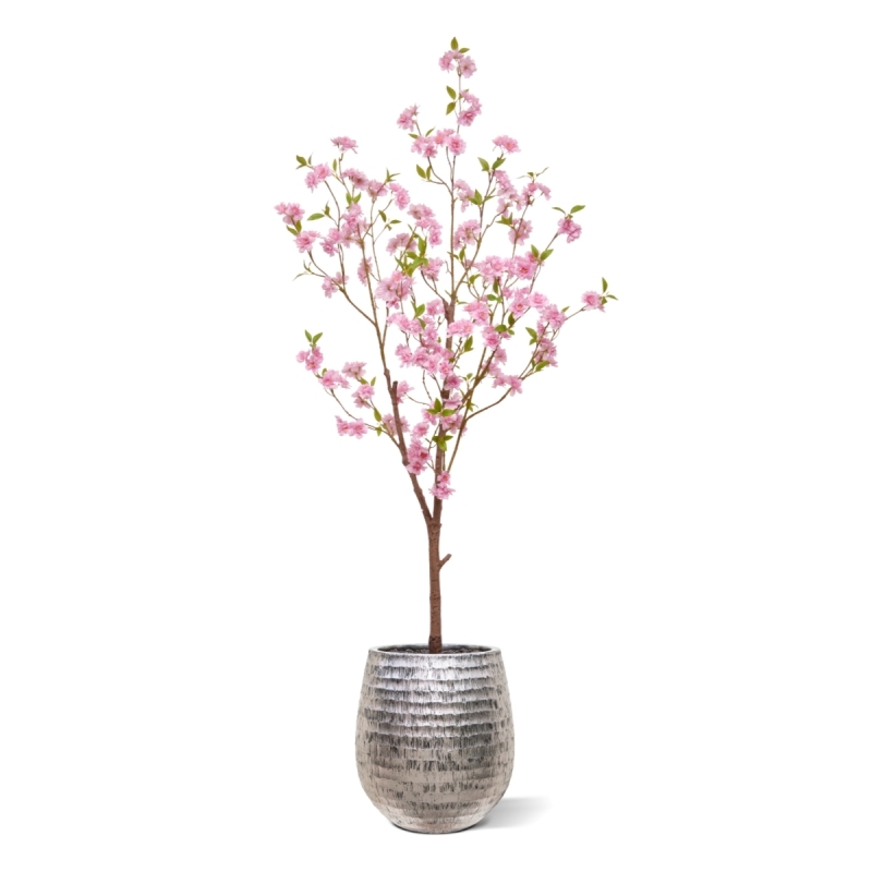 Albero in Fiore Artificiale 150cm N Rosa