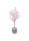 Albero in Fiore Artificiale 150cm N Rosa
