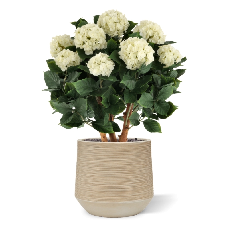 Ortensia Artificiale UV Deluxe 80cm Crema