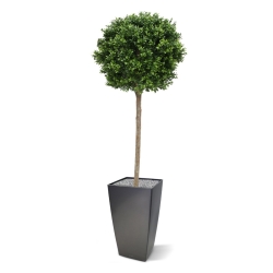 Palla di bosso su stelo artificiale 140 cm - resistente ai raggi UV