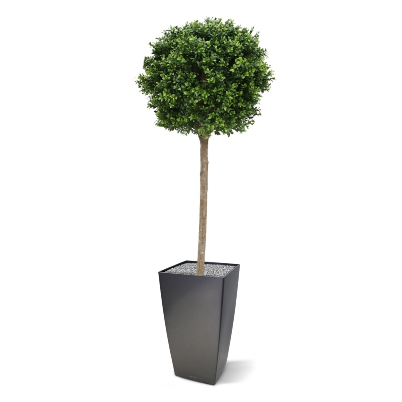 Palla di bosso su stelo artificiale 140 cm - resistente ai raggi UV