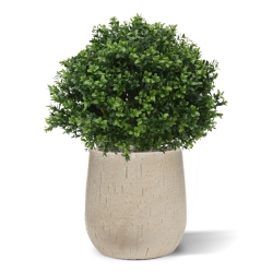 Pianta artificiale di bosso bulbo deluxe N 40cm - resistente ai raggi UV