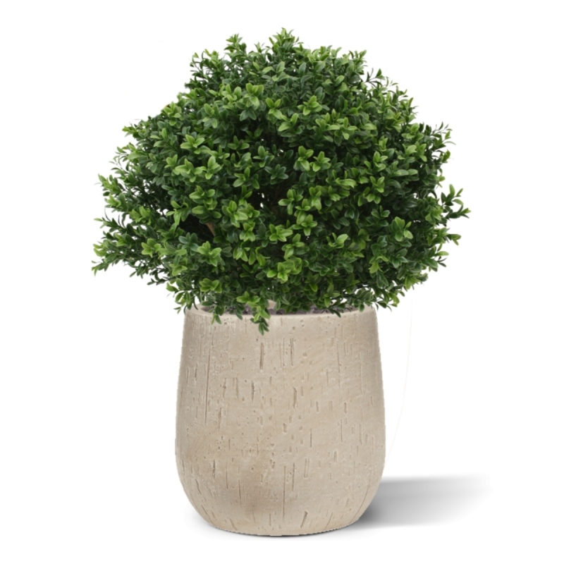 Pianta artificiale di bosso bulbo deluxe N 40cm - resistente ai raggi UV