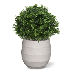 Pianta artificiale di bosso bulbo deluxe N 40cm - resistente ai raggi UV