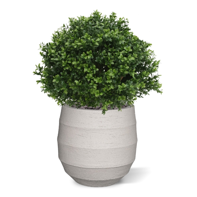 Pianta artificiale di bosso bulbo deluxe N 40cm - resistente ai raggi UV