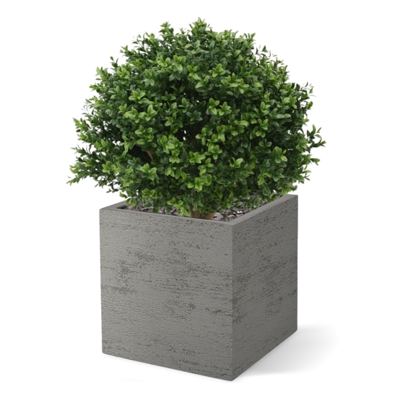 Pianta artificiale di bosso bulbo deluxe N 40cm - resistente ai raggi UV